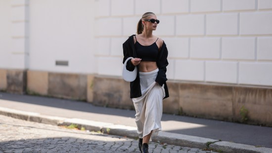 street style falda larga