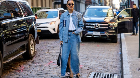 falda vaquera street style
