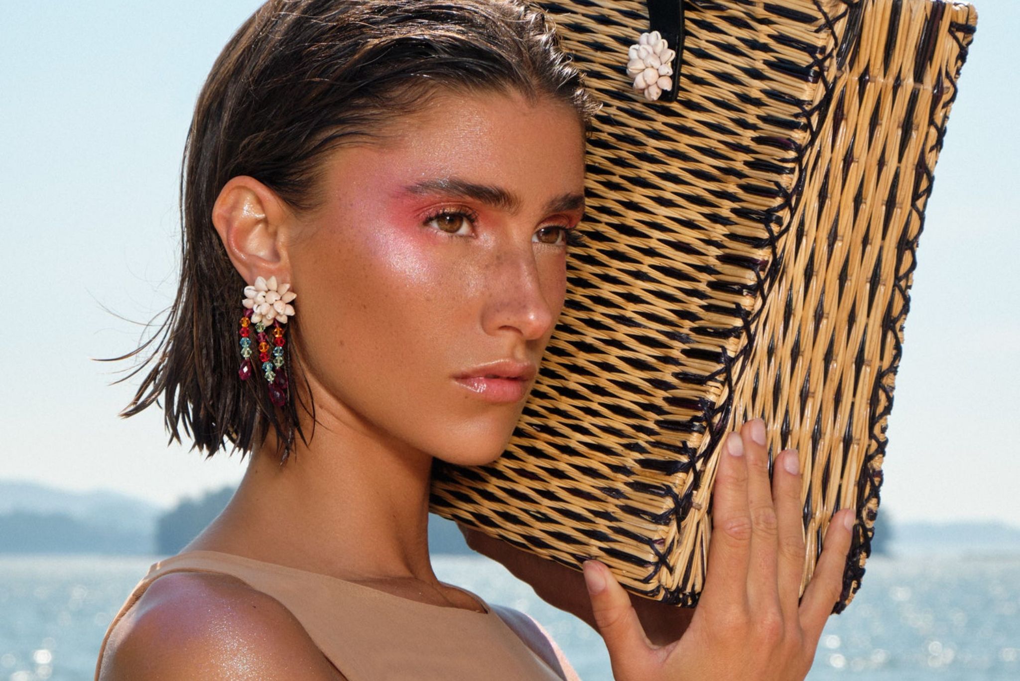 bolso de rafia mimbre tendencias primavera verano