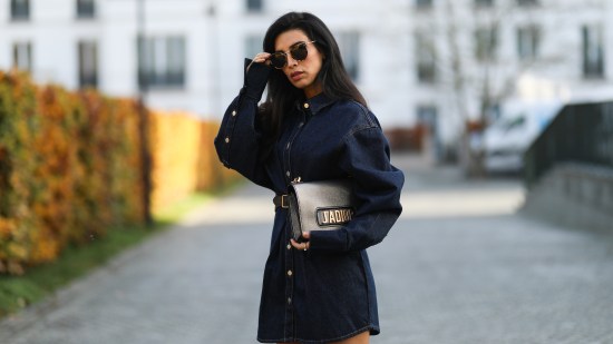 vestido camisero vaquero