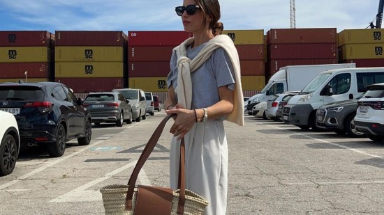 Maria Valdés bolso capazo rafia primavera