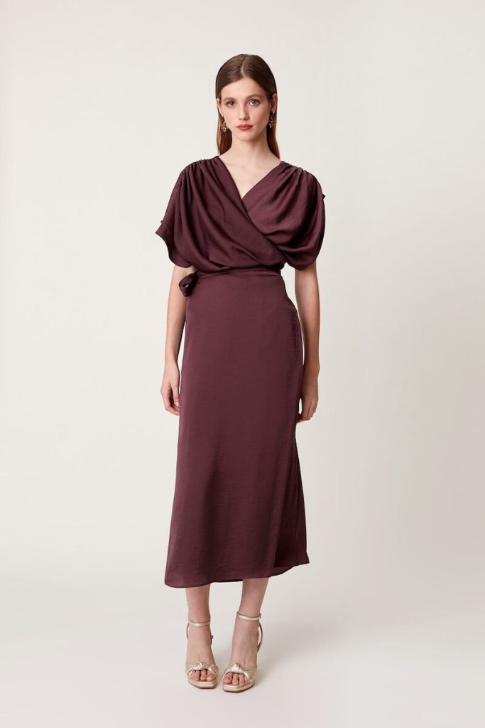 vestido cruzado coosy
