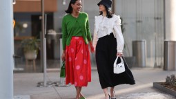 falda midi street style