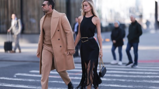 vestido punto street style