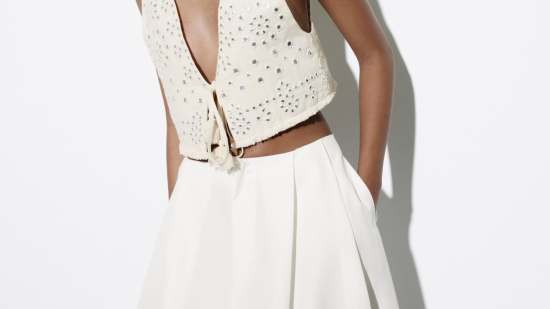 chaleco zara bordado