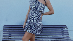 Cristina Pedroche con vestido de zebra