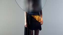 falda zara atelier dorada