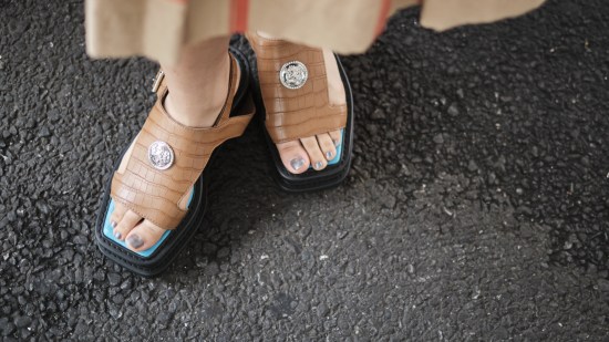 sandalias de plataforma