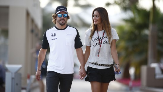 Fernando Alonso y Lara Álvarez