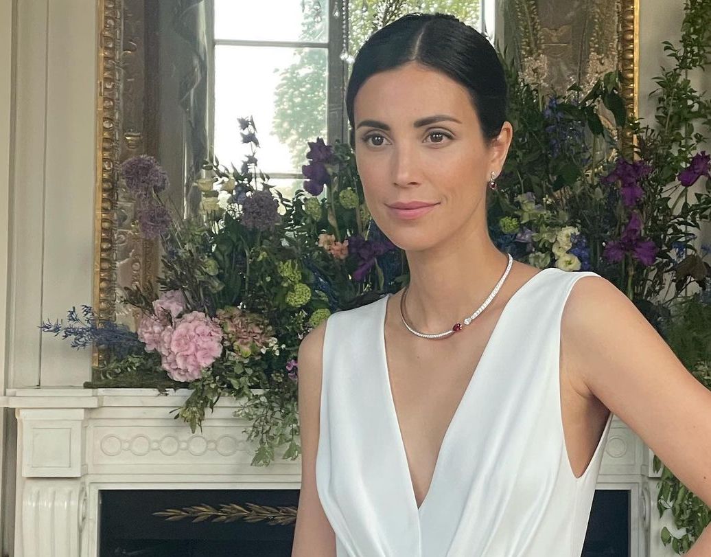 Sassa de Osma con vestido de Dior