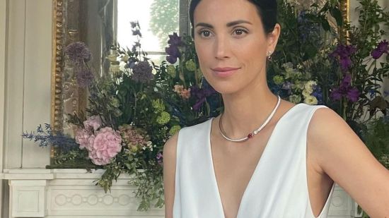Sassa de Osma con vestido de Dior