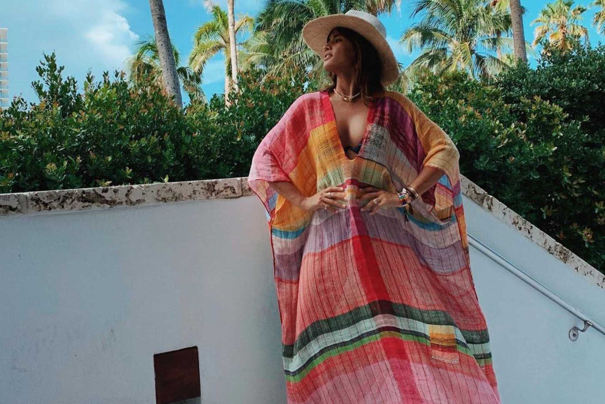 vestidos caftan zara looks playeros