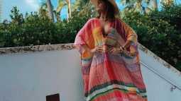 vestidos caftan zara looks playeros