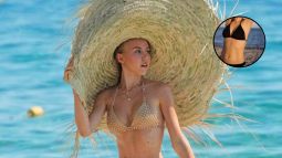 La princesa María Carolina Borbón de los Deux-Siciles de vacaciones en Saint Tropez.