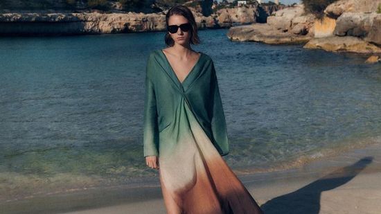 vestido tunica massimo dutti
