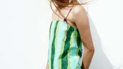 vestido de lino rebajas zara