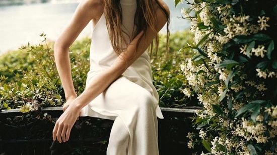 vestidos lino massimo dutti