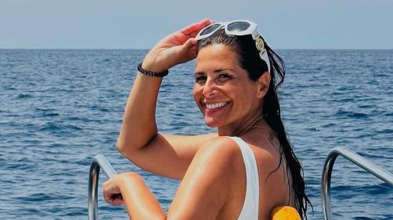 Nuria Roca con bañador de Cotton Crown