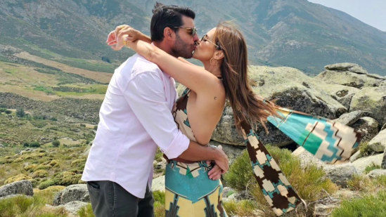Paula Echeverría con vestido étnico