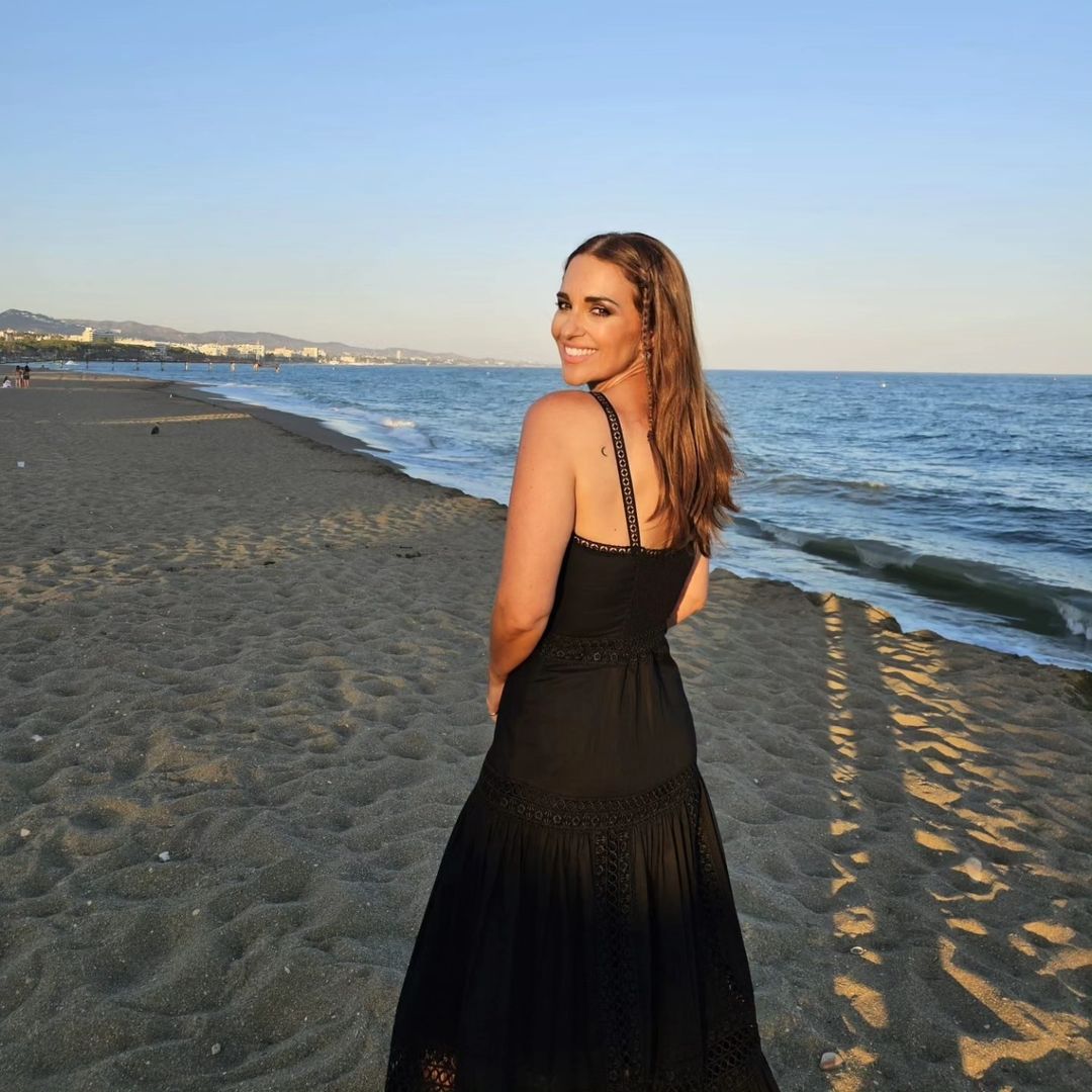 Paula Echevarría con vestido de Charo Ruíz Ibiza