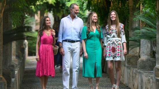 Los reyes de España y sus hijas en Mallorca
