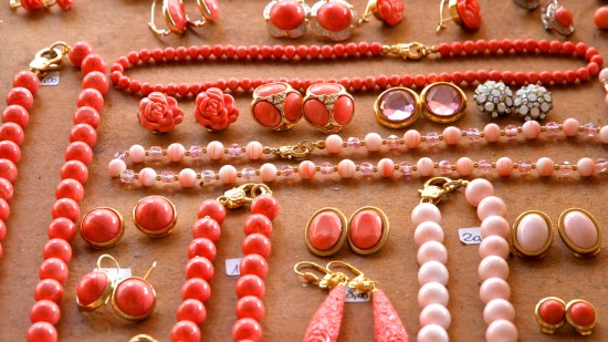pendientes coral