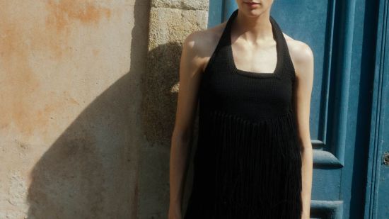 vestido lino adolfo dominguez tunica