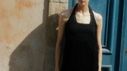 vestido lino adolfo dominguez tunica