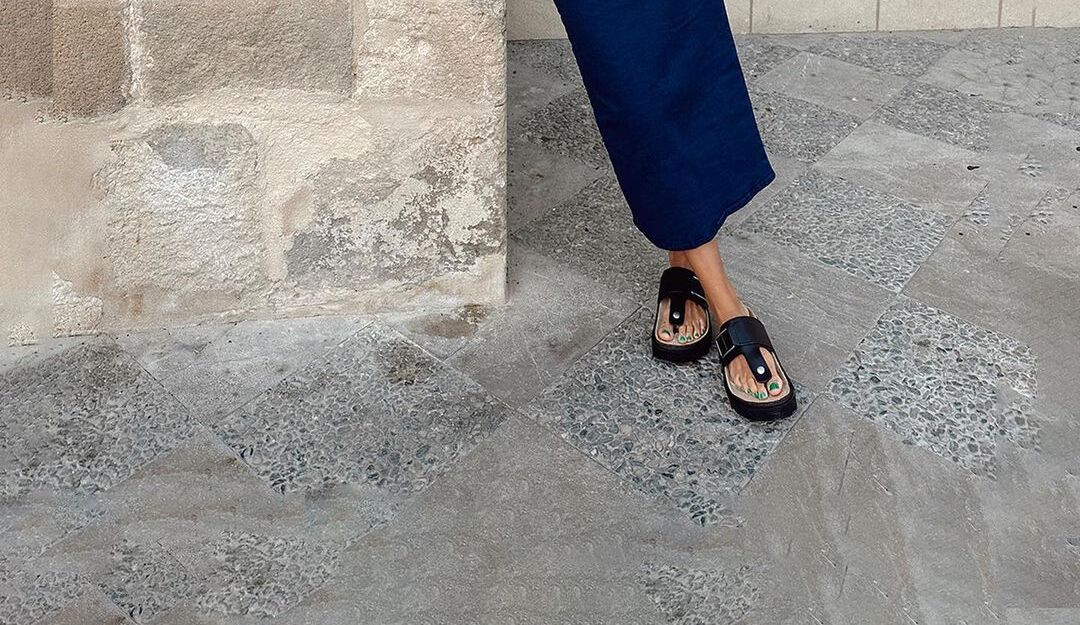 sandalias rebajadas pull bear piel