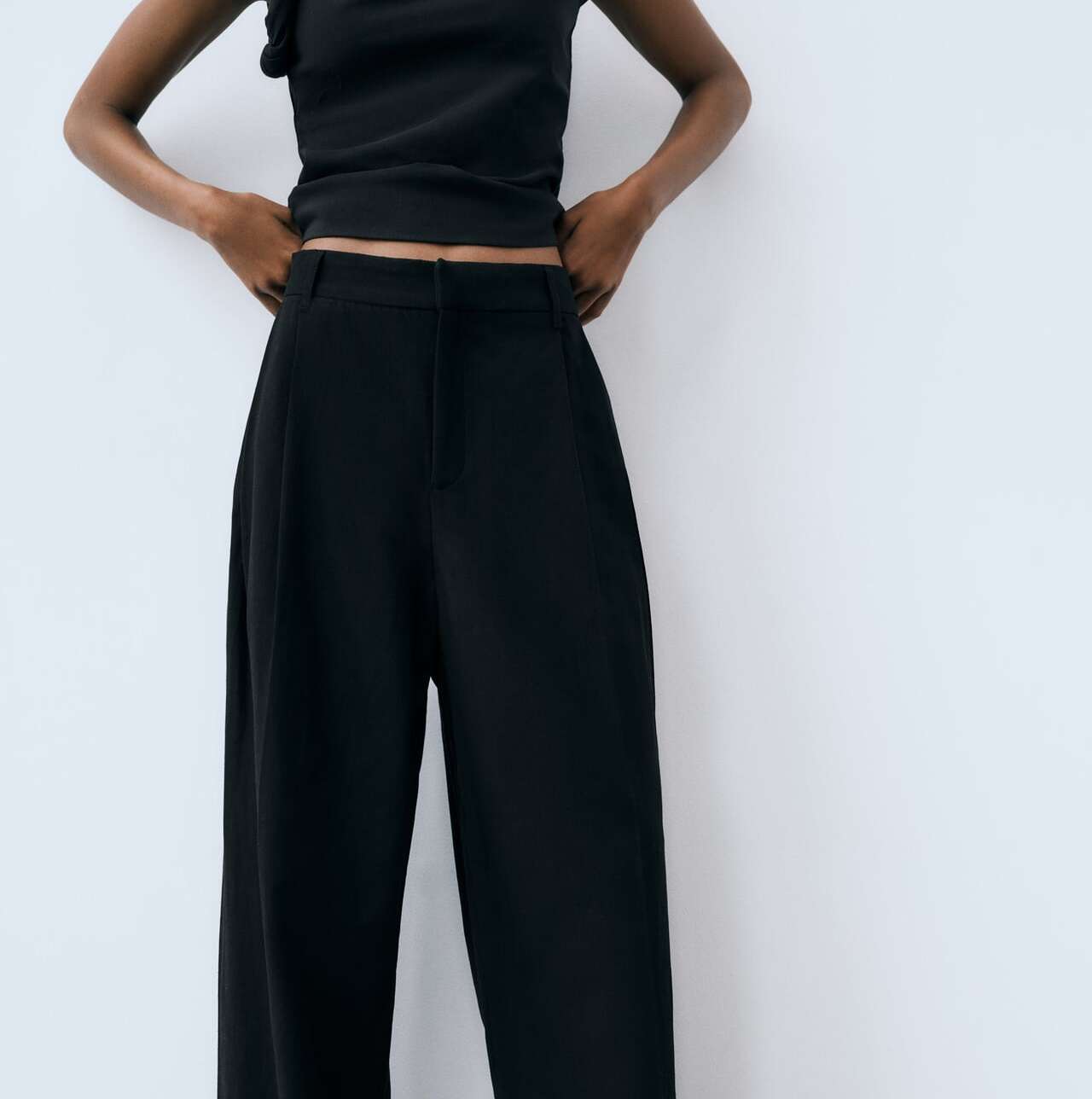 pantalones lino zara oficina  (1)