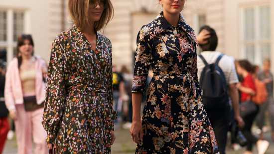 vestidos midi manga larga tendencia zara mango hm