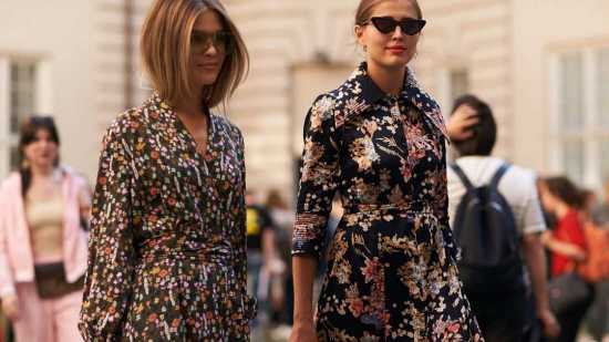 vestidos midi manga larga tendencia zara mango hm