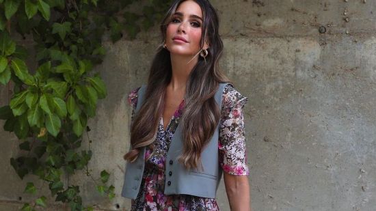 Rocío Osorno con vestido floreado de Zara