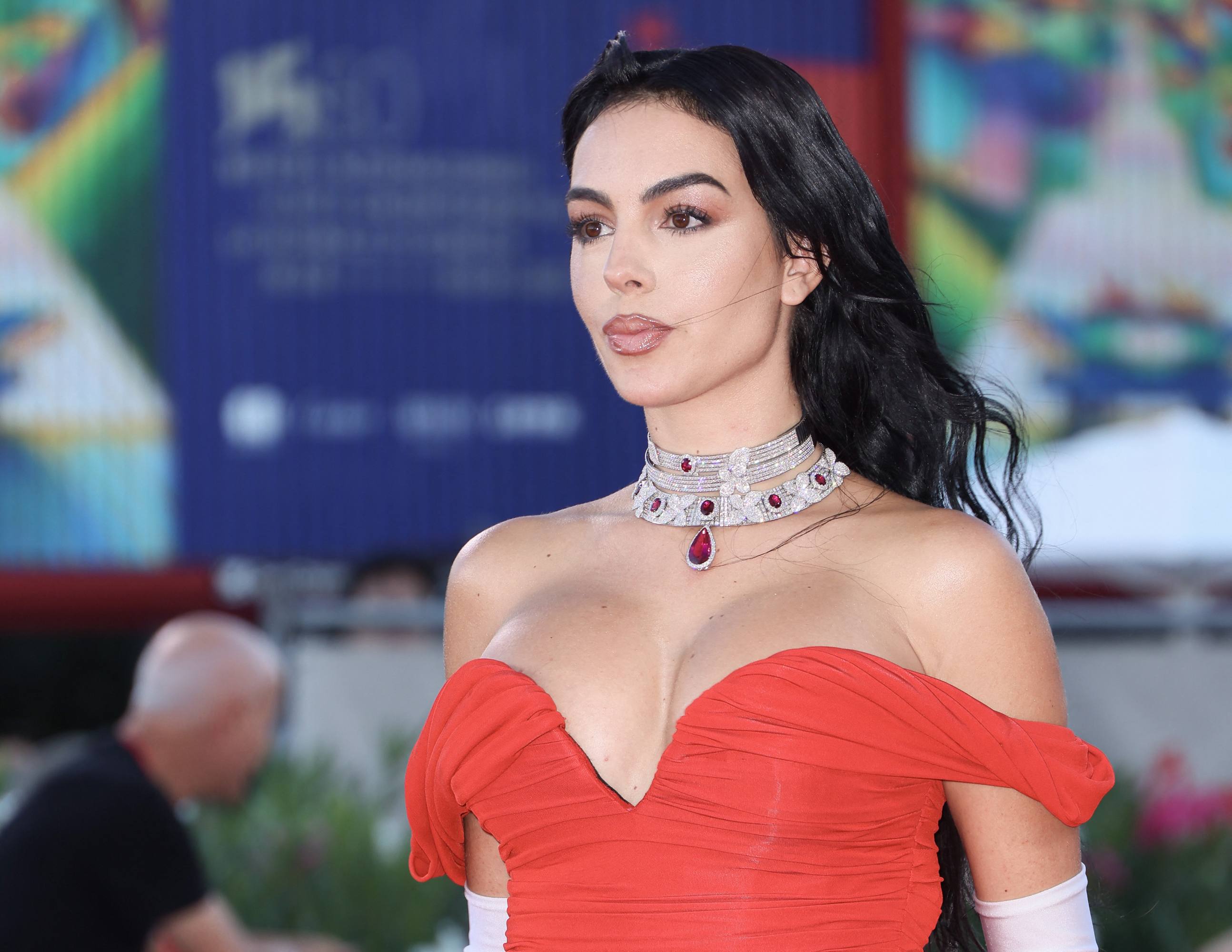 Georgina Rodríguez en el Festival de Venecia