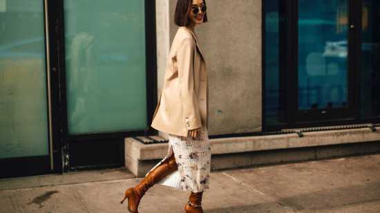 botas altas tacon comodo tendencia