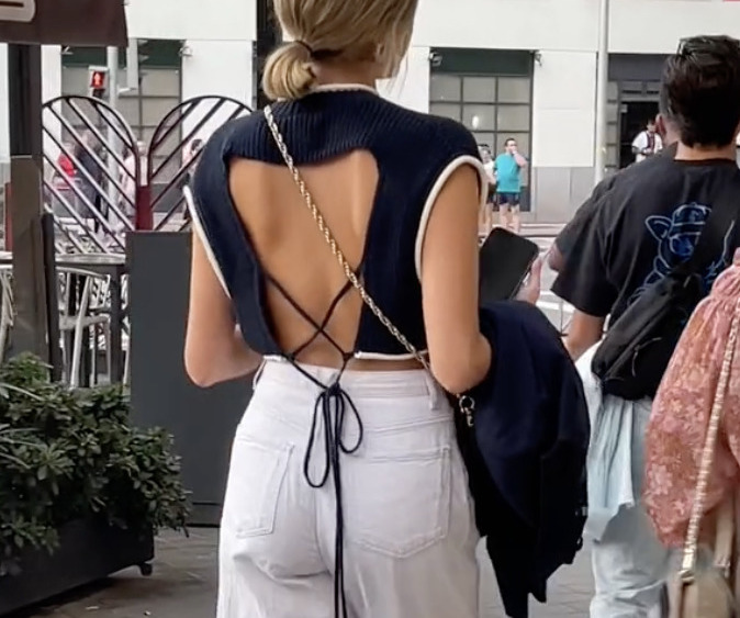 top zara espalda abierta madrid
