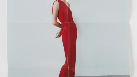 Vestido rojo mango