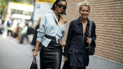 mocasines street style Milán