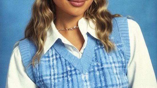 La influencer Natalia Osona en las fotografías de anuario de la IA