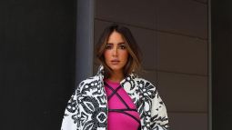 Rocío Osorno con abrigo de Zara