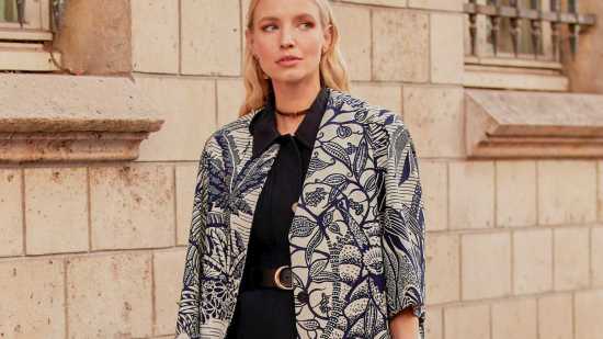kimono parfois look invitada cena empresa