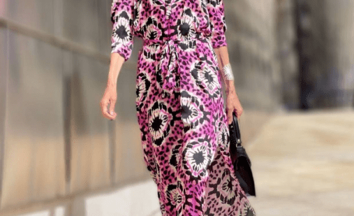 Vestido midi camisero