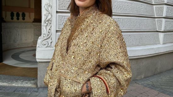 Vicky Martín Berrocal con la bomber viral de Zara