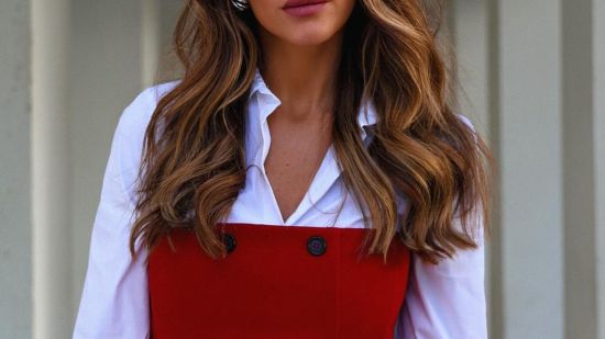 Rocío Osorno con vestido de Zara