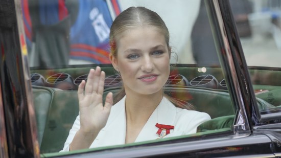La princesa Leonor el día de la Jura de la Constitución