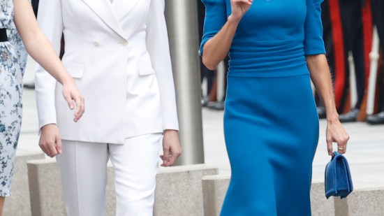 La reina Letizia y la princesa Leonor