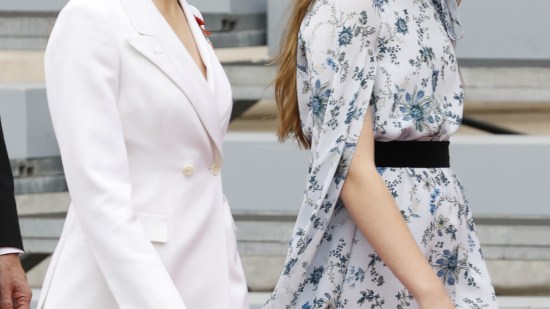 La infanta Sofía en la Jura de la Constitución de Leonor
