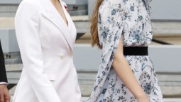 La infanta Sofía en la Jura de la Constitución de Leonor
