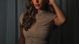 Rocío Osorno con vestido de brillos de Zara