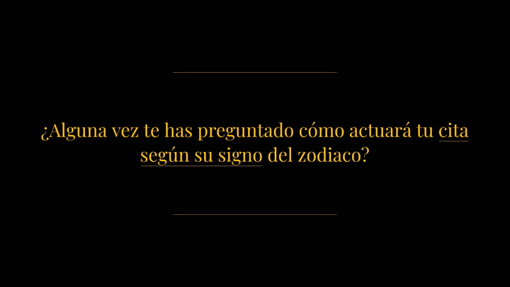 Esto es lo que cada signo del Zodiaco hará en una primera cita